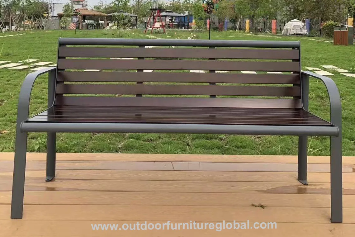 Classic Commercial-Grade Ergonomic Back Chair for Outdoor Gardens & Parks